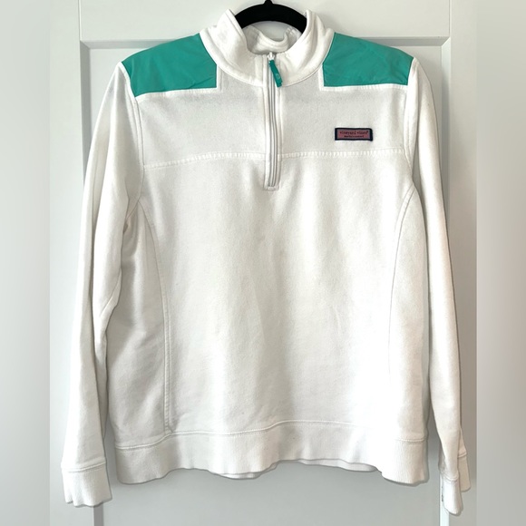 Vineyard Vines Women’s Quarter Zip Sweatshirt Size Large - Picture 3 of 14
